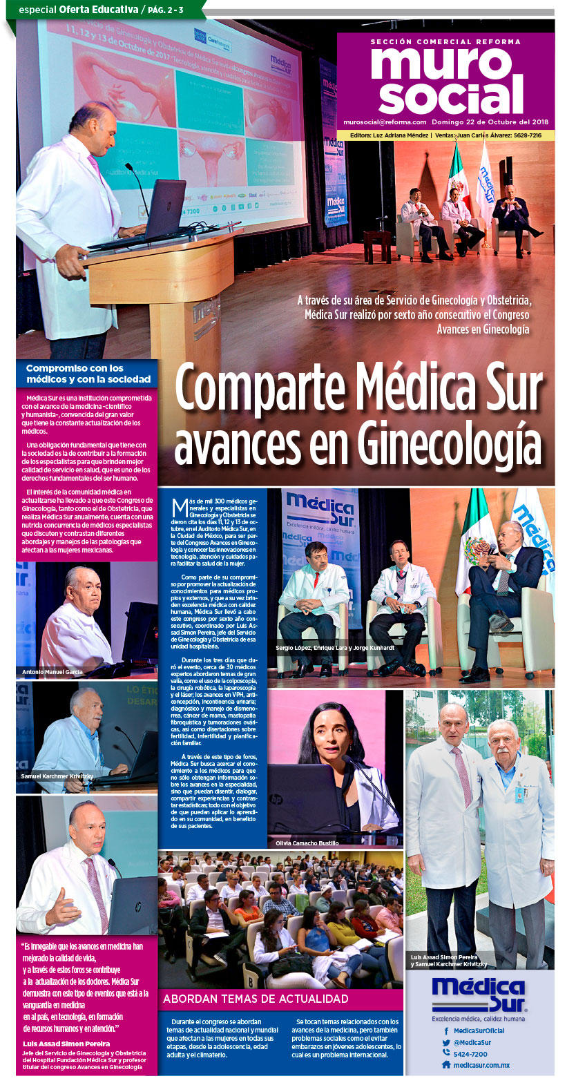 Congreso Avances en Ginecolog&iacute;a 2017